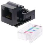 Keystone RJ45 hembra TB110 Cat.5e UTP Montaje automático sin herramienta (8 unidades) - YZ00900 - 01