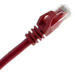 Cable de red ethernet Cat. 6a UTP de 20 m de color rojo - LJ01000 - 04