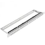 Patch panel 24 RJ45 Cat.6 UTP 0.5U metal con peine para gestión de cables - RD03900 - 01