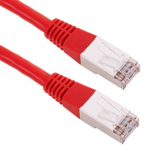 Cable de red ethernet Cat. 6 FTP de 1 m de color rojo