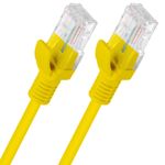 Cable de red ethernet Cat. 6 UTP de 10 m de color amarillo fluke tested PCU6-10CC-1000-Y - RU18600 - 05