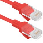 Cable de red ethernet Cat. 6 UTP de 10 m de color rojo fluke tested PCU6-10CC-1000-R - RU18800 - 02