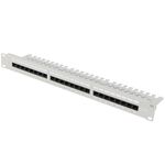 Patch panel 19" blanco de 24 RJ45 CAT.6a UTP 1U Lanberg - RD14800 - 05