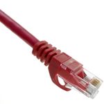 Cable de red ethernet LAN UTP RJ45 Cat.6a rojo 25 cm - LJ00100 - 02