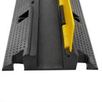 Pasacables de suelo para protección de cables eléctricos de 1 vía 99x26cm negro - BT01000 - 07