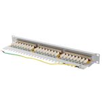 Patch panel 19" blanco de 24 RJ45 CAT.6A FTP 1U Lanberg PPSA-1024-S - RD12400 - 02