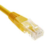 Cable de red ethernet Cat. 6 UTP de 0,5 m de color amarillo - RJ03200 - 05