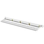 Patch panel 19" blanco de 24 RJ45 Cat.6 UTP 0.5U Lanberg PPU6-0024-S - RD11200 - 05