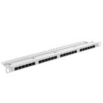 Patch panel 19" blanco de 24 RJ45 Cat.5E UTP 0.5U Lanberg PPU5-0024-S - RD10900 - 01