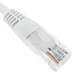 Cable de red ethernet Cat. 5e UTP de 0,25 m de color blanco - RY00100 - 05