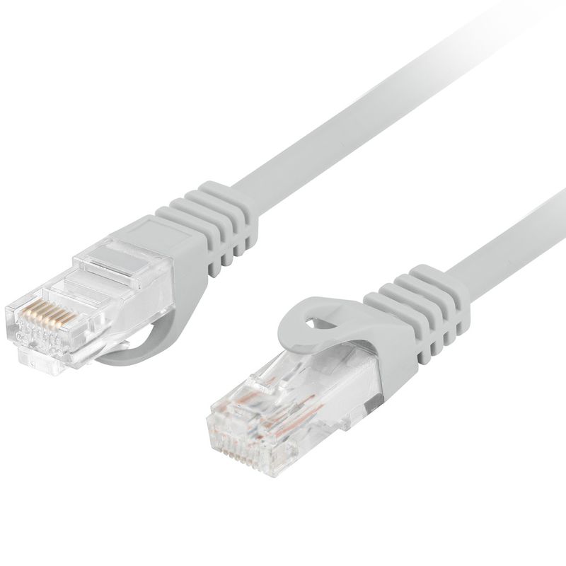 Cable de red ethernet Cat. 6 UTP de 5 m de color gris PCU6-10CU-0500-S - RJ18600 - 01