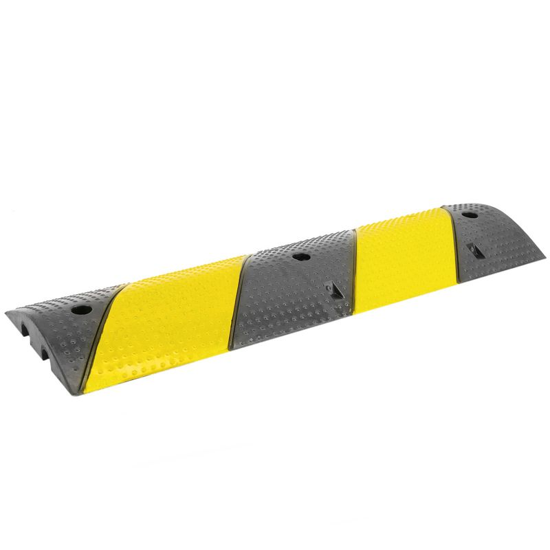 Pasacables de suelo para protección de cables eléctricos 2 vías 99x30cm y reductor de velocidad - BT03400 - 01