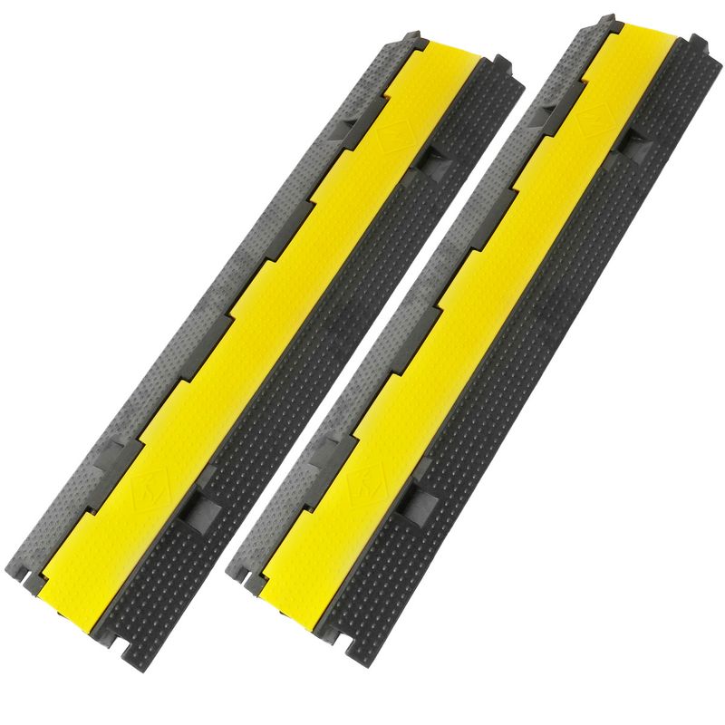 Pasacables de suelo 2 vías 98 cm para protección de cables eléctricos 2 pack - BT01300 - 01