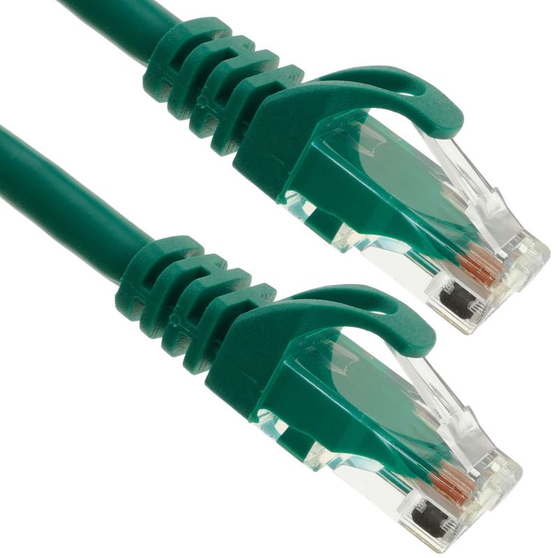 Cable de red ethernet Cat. 6a UTP de 0,25 m de color verde - LJ02100 - 01