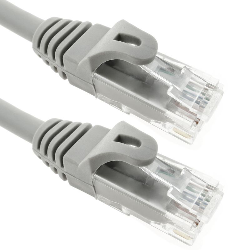 Cable de red ethernet Cat. 6a UTP de 1 m de color gris - RJ06300 - 01