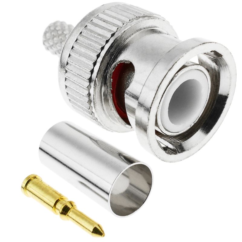 Conector de cable coaxial BNC macho (RG58) - RC00400 - 01