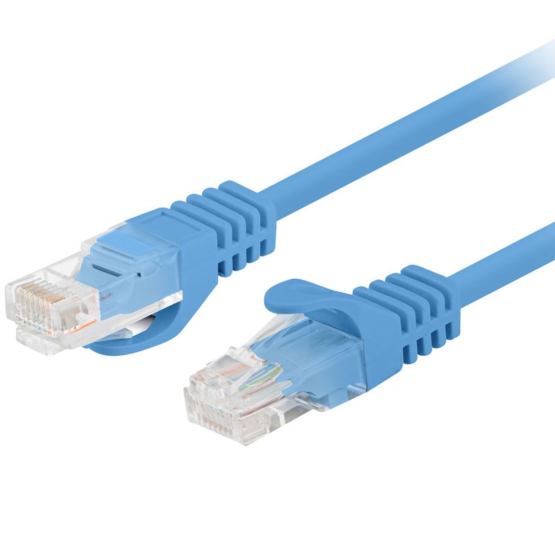 Cable de red ethernet Cat. 6 UTP de 0,25 m de color azul PCU6-10CC-0025-B - RJ11100 - 01