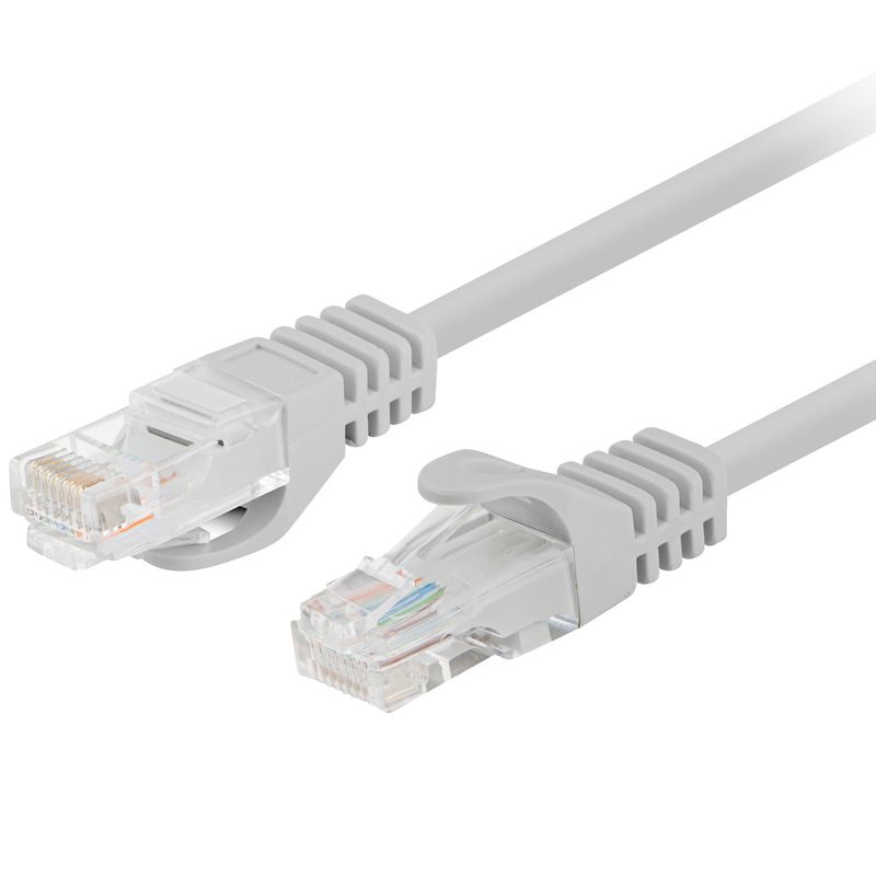 Cable de red ethernet Cat. 6 UTP de 0,25 m de color gris PCU6-10CC-0025-S - RJ15100 - 01