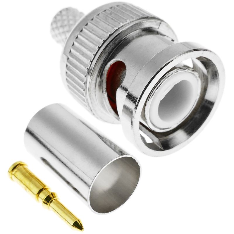Conector de cable coaxial BNC macho (RG59) - RC01400 - 01