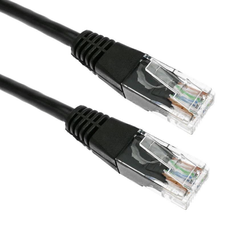 Cable de red ethernet Cat. 5e UTP de 2 m de color negro - RL04400 - 01