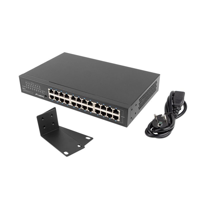 Rack 19" Switch 10/100/1000 Mbps de 24 Puertos - RH17400 - 01