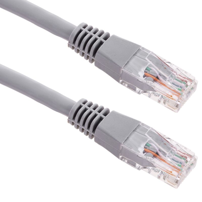 Cable de red ethernet RJ45 LSHF UTP Cat.6 gris 5 m - HF06700 - 01