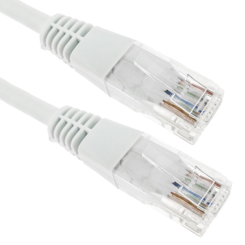 Cable de red ethernet Cat. 5e UTP de 0,5 m de color blanco - RY00200 - 01