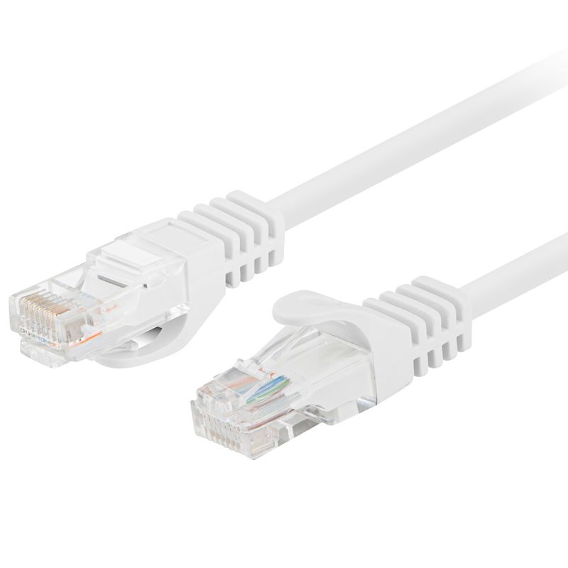 Cable de red ethernet Cat. 6 UTP de 0,25 m de color blanco PCU6-10CC-0025-W - RY22000 - 01