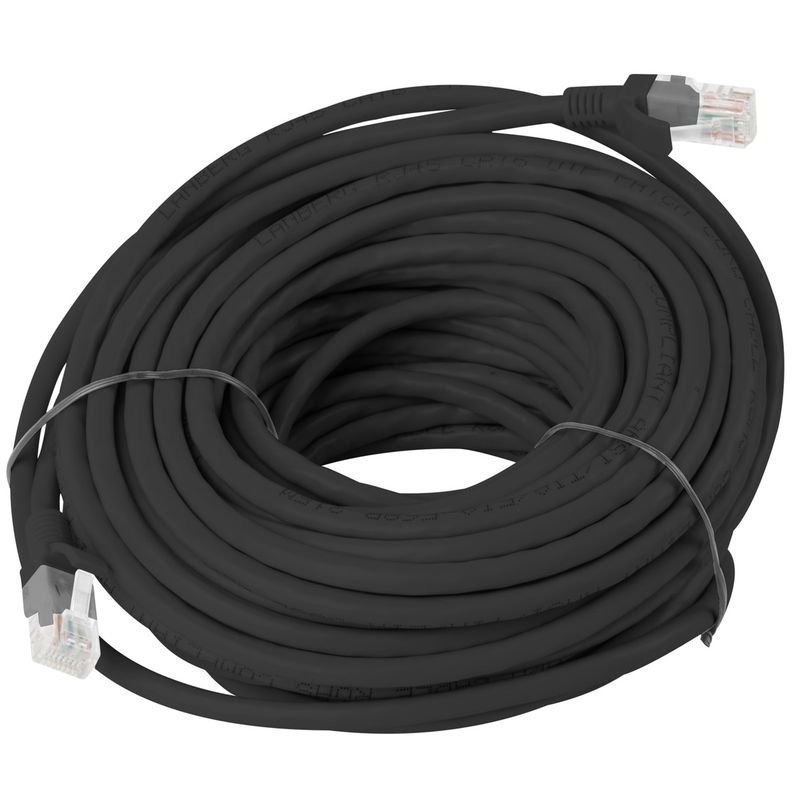 Cable de red ethernet Cat. 5e UTP de 15 m de color negro PCU5-10CC-1500-BK - RL18700 - 01