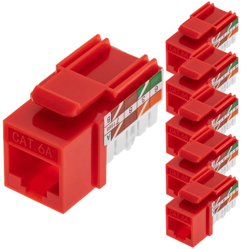 Keystone RJ45 hembra TB110 Cat. 6A UTP pack de 6 unidades - RC10800 - 01