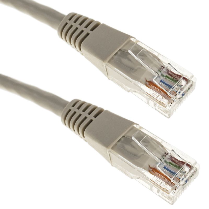 Cable de red ethernet Cat. 5e UTP de 1 m de color gris - RL05300 - 01