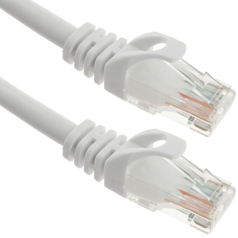 Cable de red ethernet Cat. 6a UTP de 0,5 m de color blanco - LJ06200 - 01