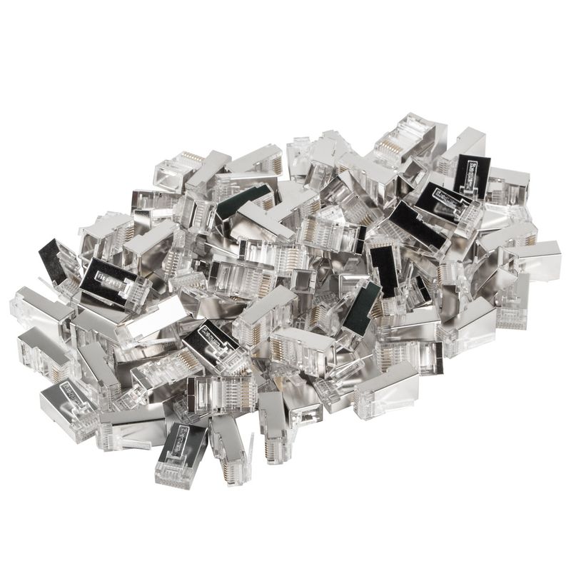 Pack de 100 unidades conector RJ45 Cat 5E FTP 8P8C de Lanberg PLS-5000 - RP16000 - 01