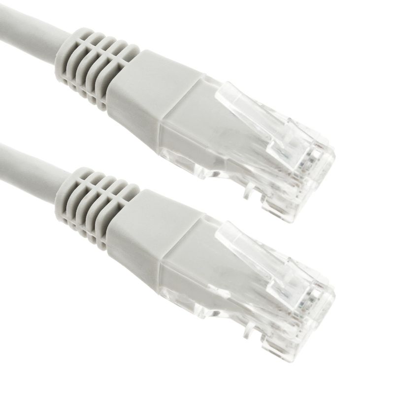 Cable de red ethernet Cat. 6 UTP de 5 m de color gris - RJ05700 - 01