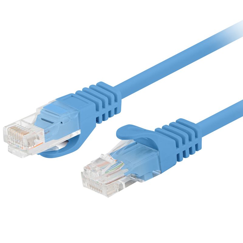 Cable de red ethernet Cat. 5e UTP de 7,5 m de color azul PCU5-10CC-0750-B - RL23700 - 01