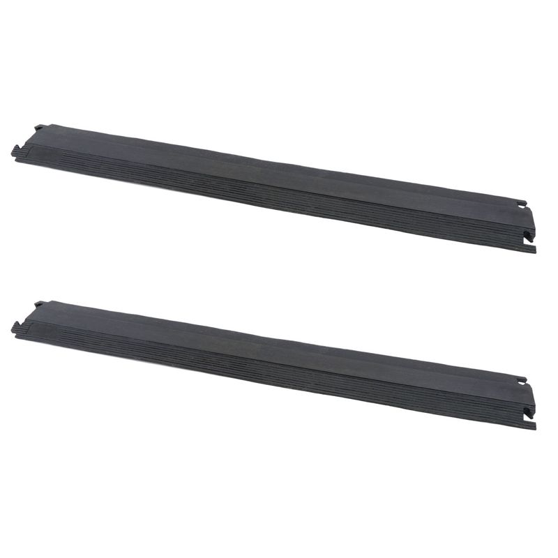 Pasacables de suelo para protección de cables eléctricos de 1 vía 102 x 13.5 cm (2-PACK) - YZ01100 - 01