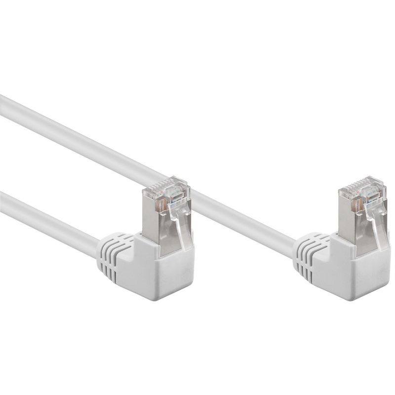 Cable de red ethernet Cat. 5e FTP Acodado de 1m de color gris - RL09200 - 01